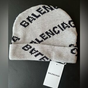 Balenciaga Grey Beanie